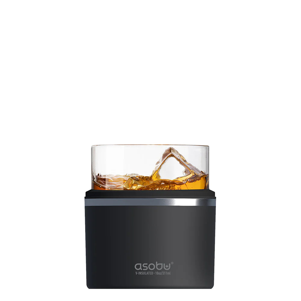 Asobu Whiskey Insulated Sleeve, 311 ml, Black