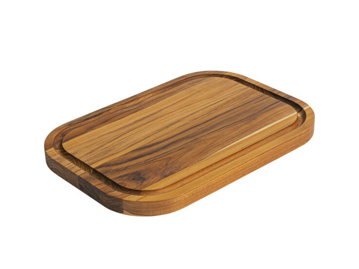 Stolf Edge Grain Teak Cutting Board