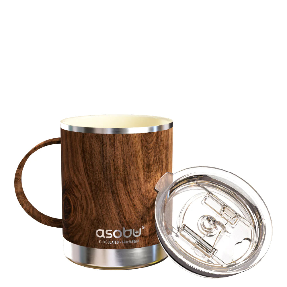 Asobu Ultimate Mug, 14 oz, Wood