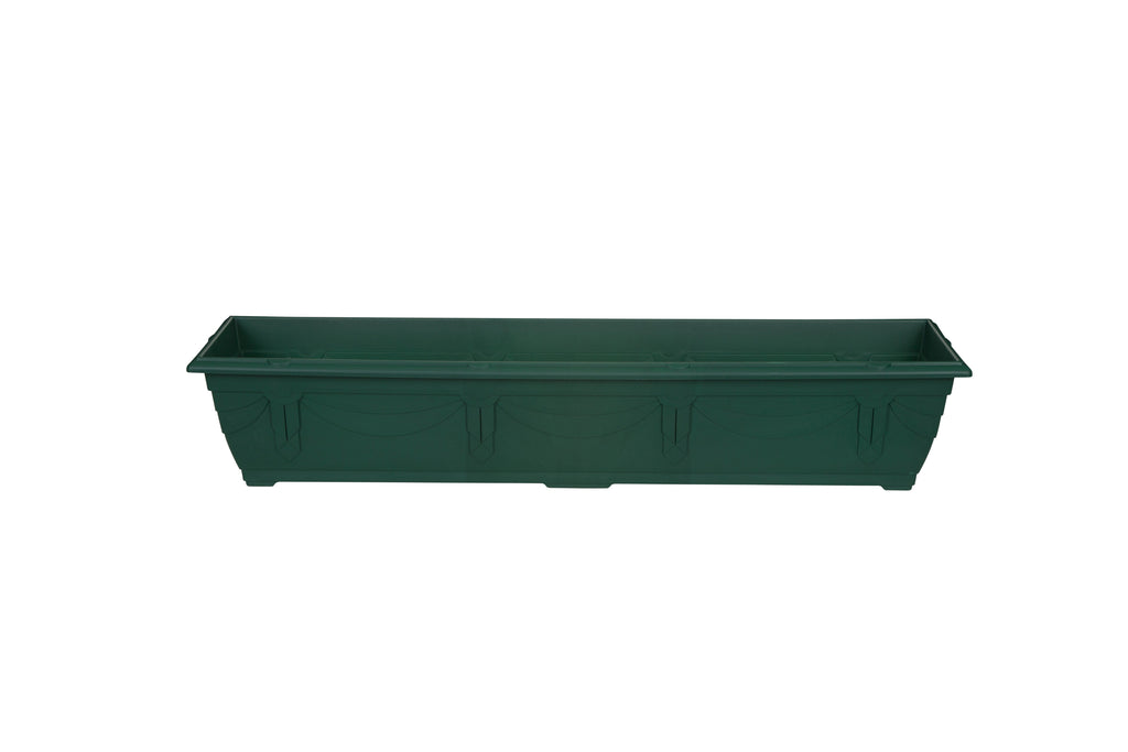 Whitefurze Venetian Black Window Box, 90cm