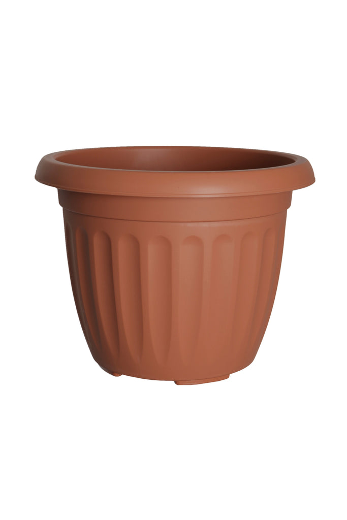 Whitefurze Athens Black Round Planter, 40cm