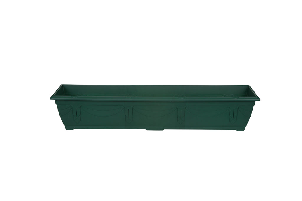 Whitefurze Venetian Forest Green Window Box, 90cm