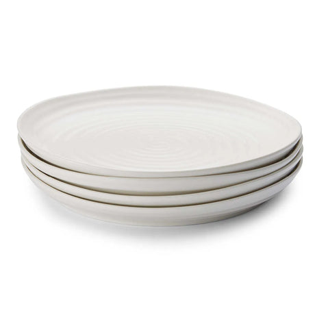 Portmeirion Sophie Conran Porcelain Coupe Dinner Plates, Set of 4