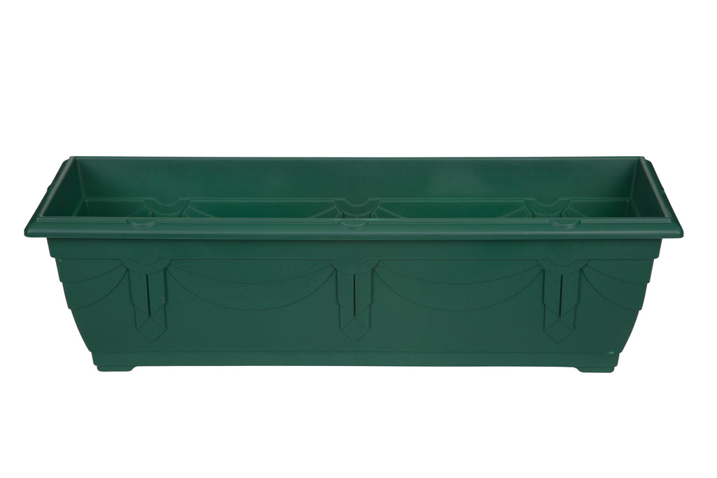 Whitefurze Venetian Forest Green Window Box, 60cm