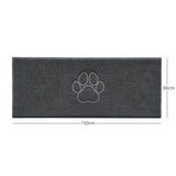 Nicoman "Paw Print" Embossed Loofah Textured Spaghetti Door Mat