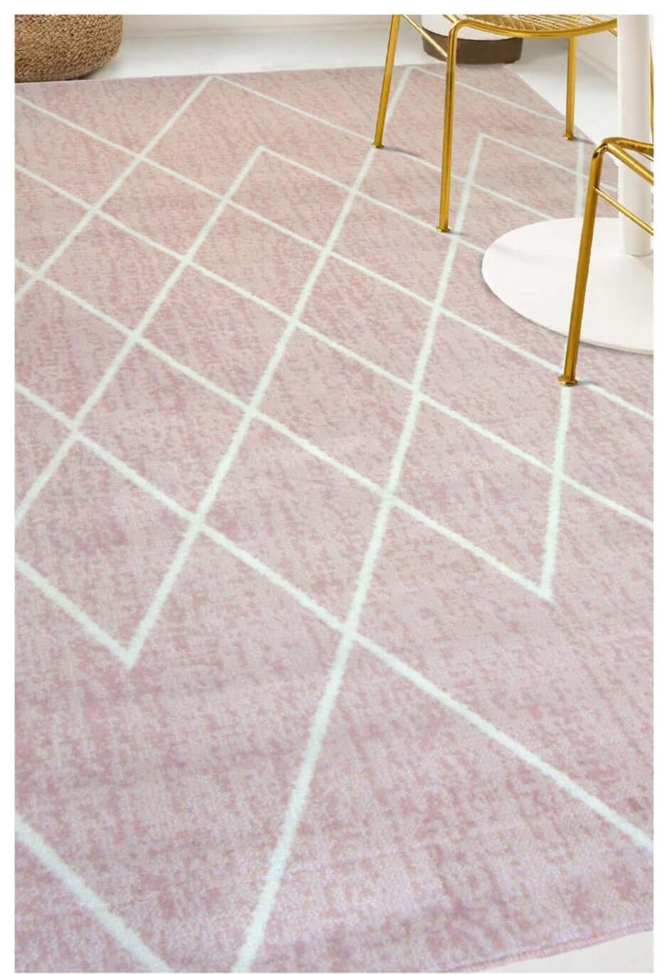 Maestro Berber Pink Rug 3649 GB33 by The Rugs
