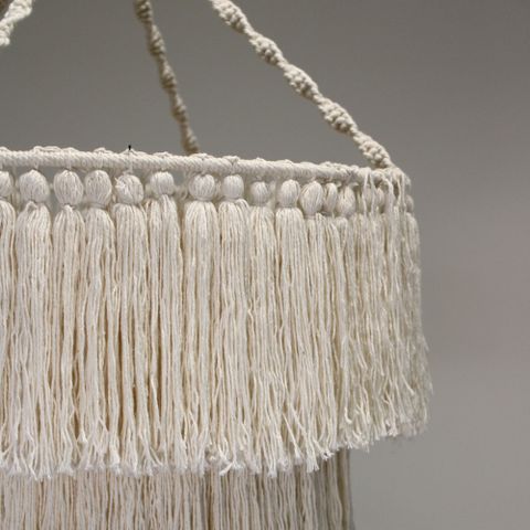 HatiNest Macrame Soft Chandelier - Natural