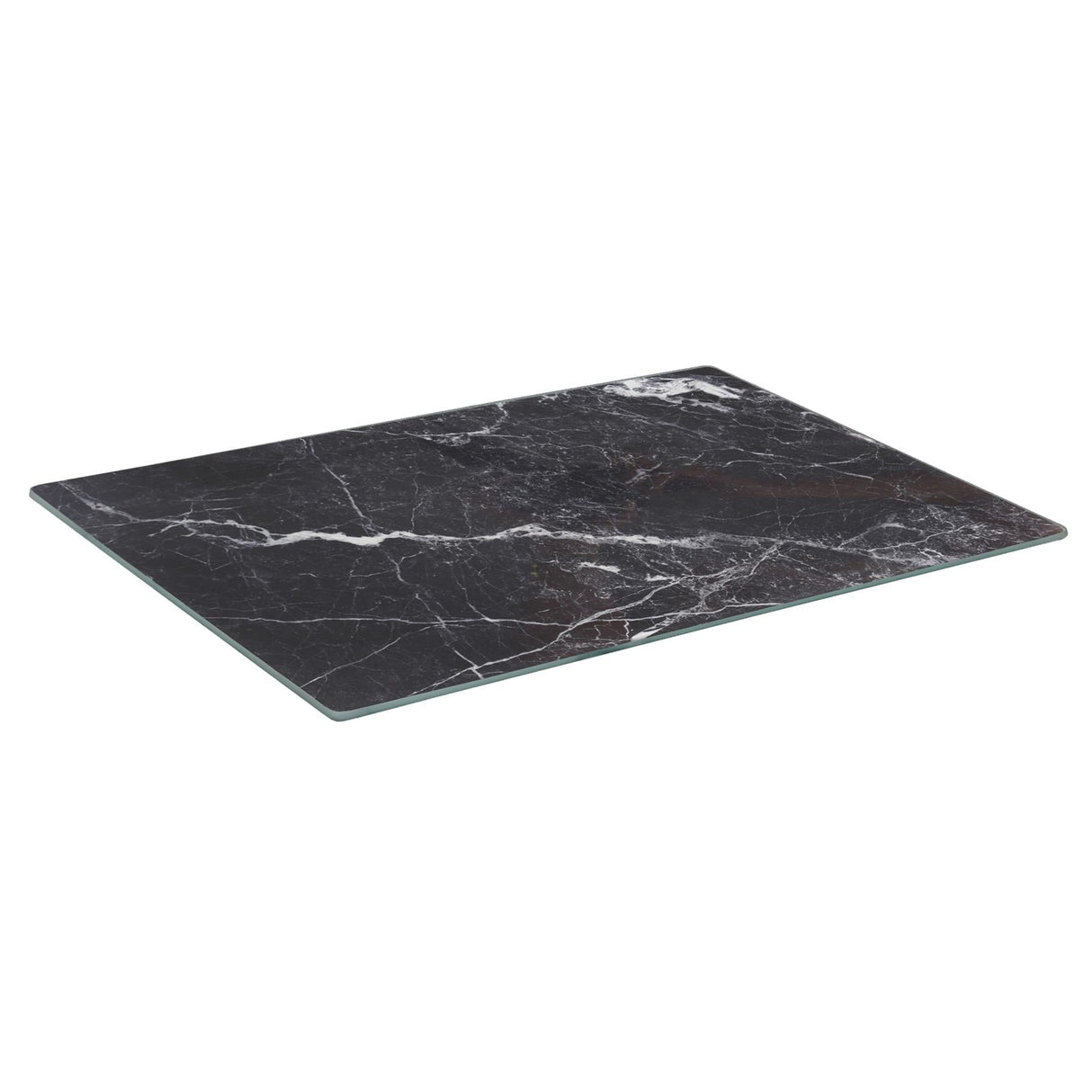 Rinkit Rectangle Glass Chopping Board Marble - 30cm x 20cm