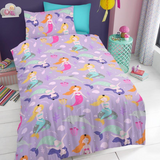 Blush & Bale Purple Mermaid Duvet Cover Set