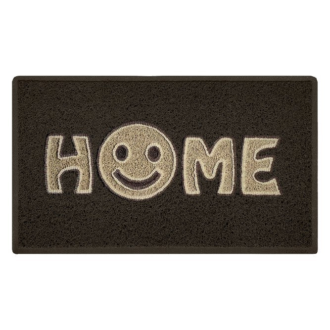 Nicoman Home Smile Inlay Embossed Doormat