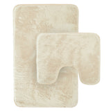 2 Piece Extra Soft Non Slip Bath Mat Set by OLIVIA ROCCO