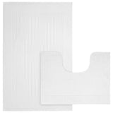 2 Piece Monaco Non Slip Bath Mat Rug Set by OLIVIA ROCCO