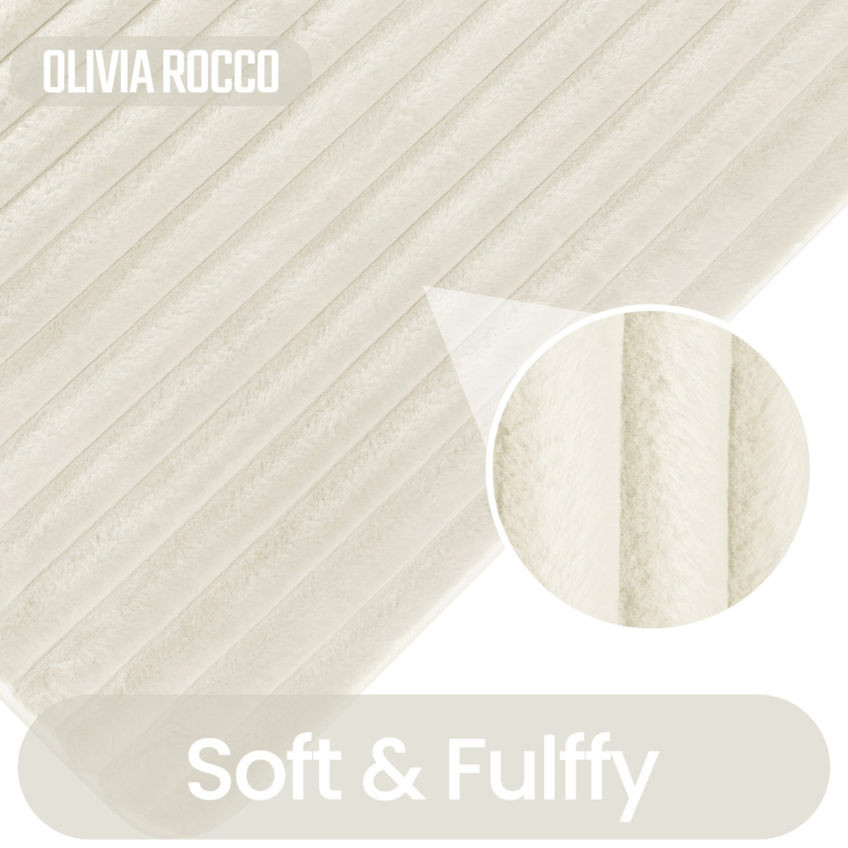 2 Piece Ribbed Bath Mat Set by OLIVIA ROCCO