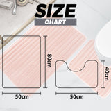 2 Piece Ribbed Bath Mat Set by OLIVIA ROCCO