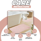 2 Piece Ribbed Bath Mat Set by OLIVIA ROCCO