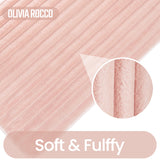 2 Piece Ribbed Bath Mat Set by OLIVIA ROCCO