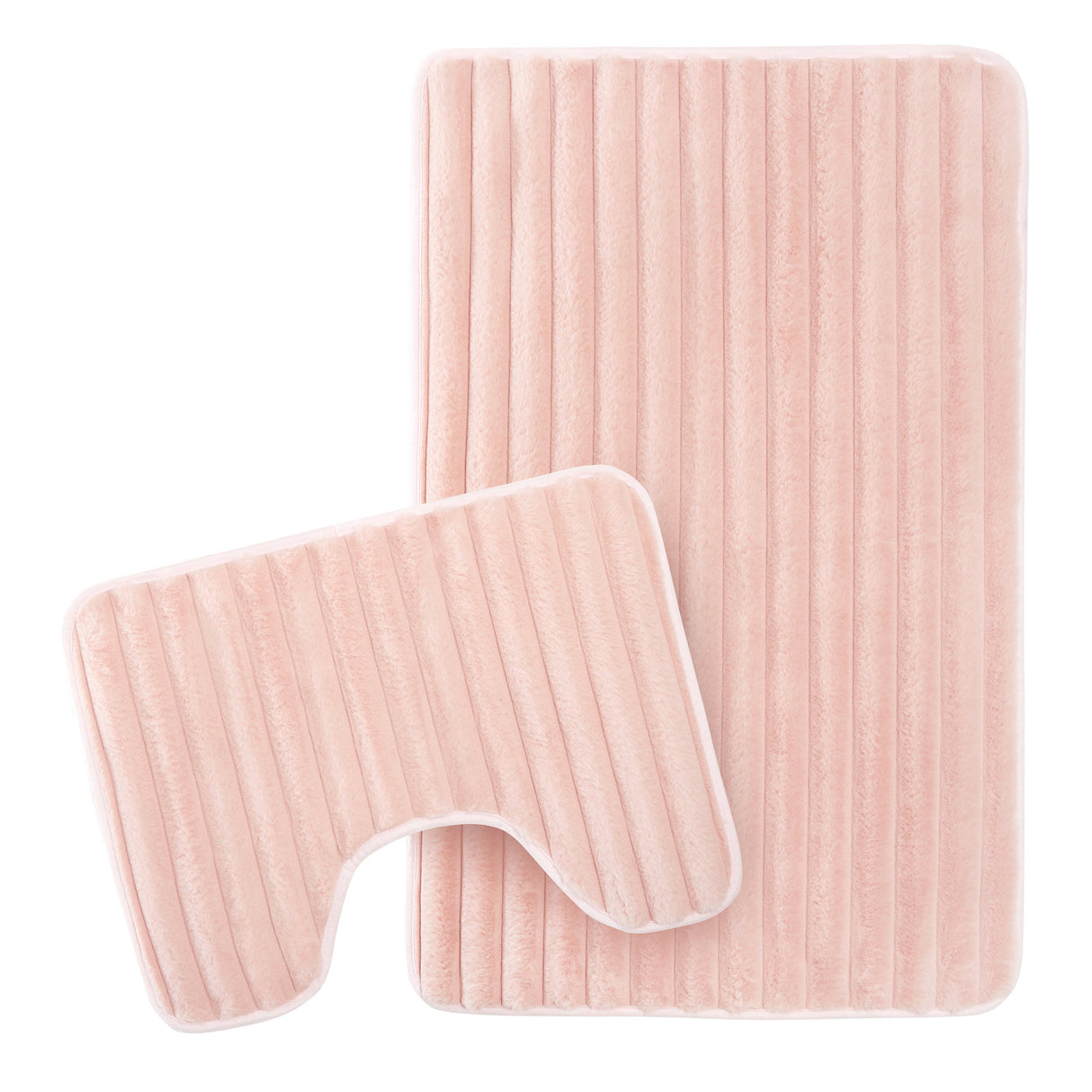 2 Piece Ribbed Bath Mat Set by OLIVIA ROCCO