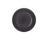 Mason Cash Reactive Linear Side Plate, Black, 21cm