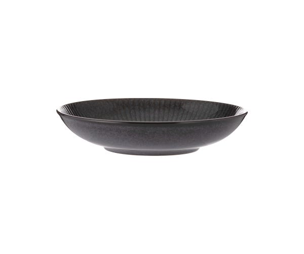Mason Cash Reactive Linear Pasta Bowl, Black, 23cm