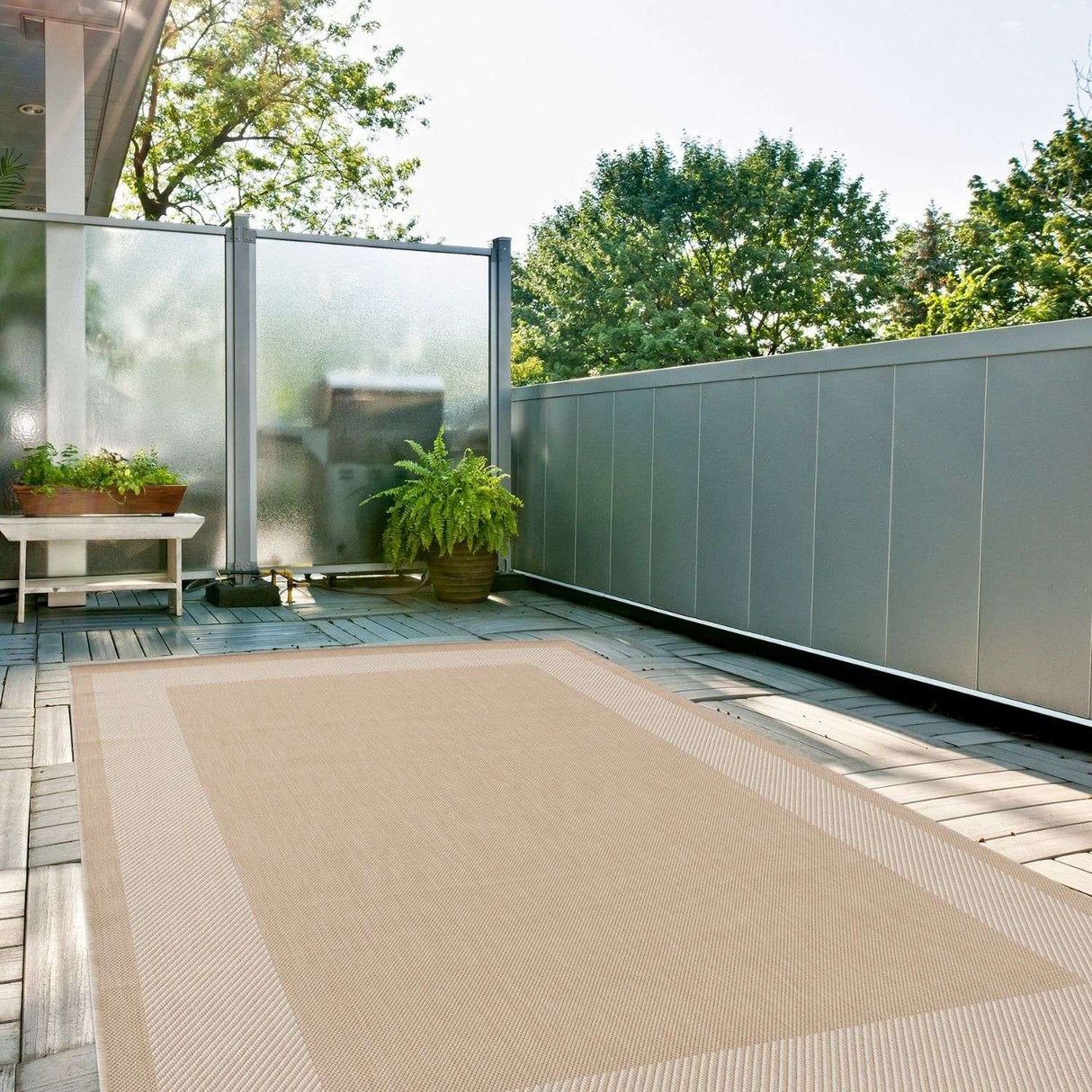 The Rugs Ecology Outdoor Rug Beige 200B
