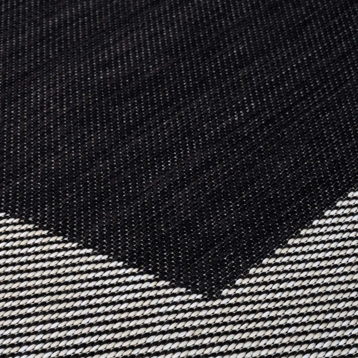 Ecology Outdoor Rug Black 200BL by The Rugs
