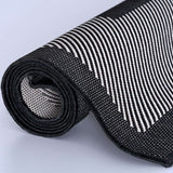 Ecology Outdoor Rug Black 200BL by The Rugs