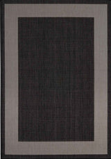 Ecology Outdoor Rug Black 200BL by The Rugs