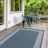 Ecology Outdoor Rug Blue 200BL by The Rugs