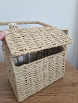 Blush & Bale Wicker House Basket - 20 x 36cm