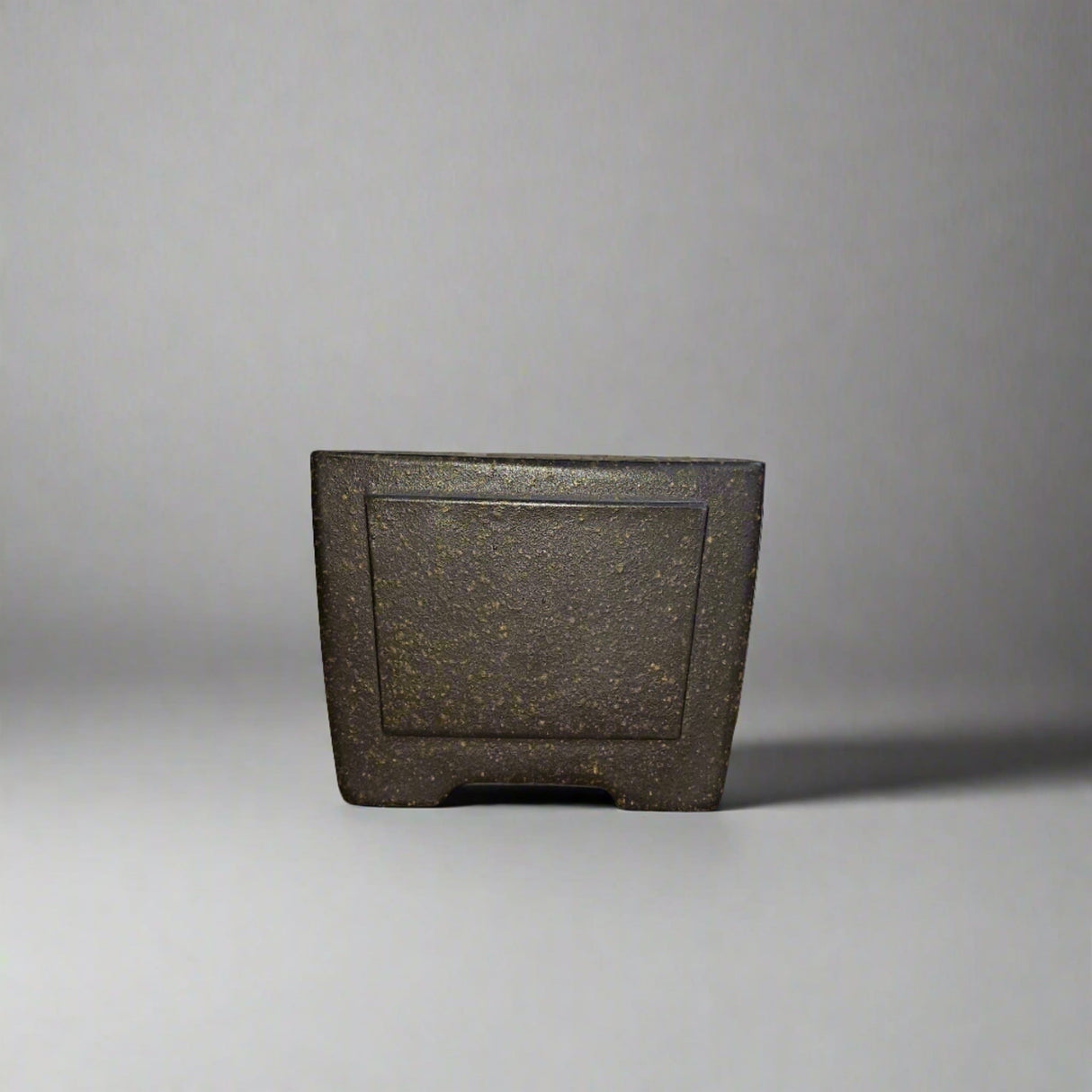 Yorkshire Bonsai Brown Unglazed Cascade Bonsai Pot - 10cm