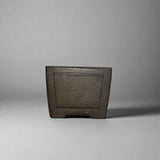 Yorkshire Bonsai Brown Unglazed Cascade Bonsai Pot - 10cm