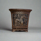 Yorkshire Bonsai Cascade Bonsai Pot Brown - 19cm