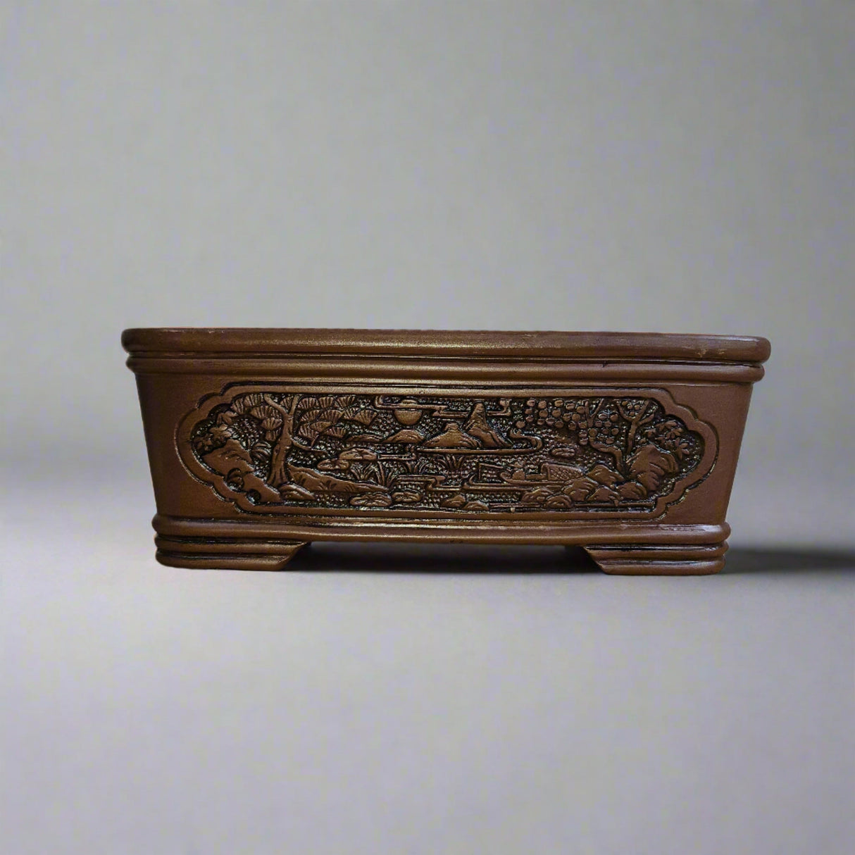 Yorkshire Bonsai Premium Unglazed Bonsai Pot Rectangle - 31cm