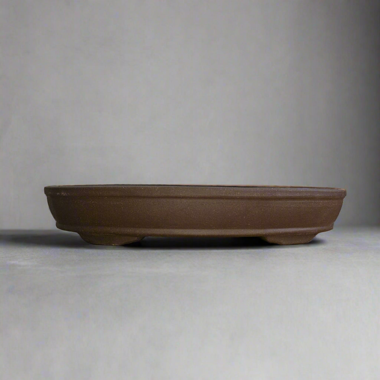 Yorkshire Bonsai Unglazed Oval Bonsai Pot Brown - 42cm