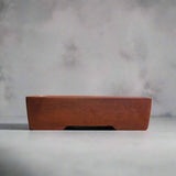 Yorkshire Bonsai Rectangle Bonsai Pot Brown Unglazed - 17cm