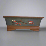 Yorkshire Bonsai Unglazed Rectangular Bonsai Pot - 28cm