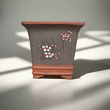 Yorkshire Bonsai Premium Unglazed Bonsai Pot Cascade Brown - 20cm