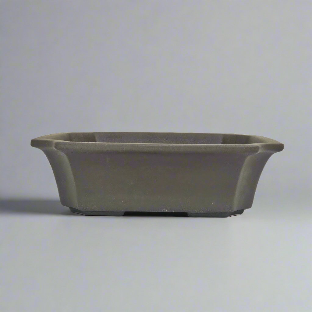 Yorkshire Bonsai Premium Brown Unglazed Bonsai Pot - 22cm