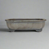 Yorkshire Bonsai Unglazed Rectangular Bonsai Pot Brown - 23cm