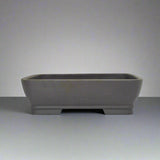 Yorkshire Bonsai Unglazed Rectangular Bonsai Pot Brown - 23cm