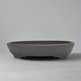 Yorkshire Bonsai Unglazed Oval Bonsai Pot Brown - 30cm