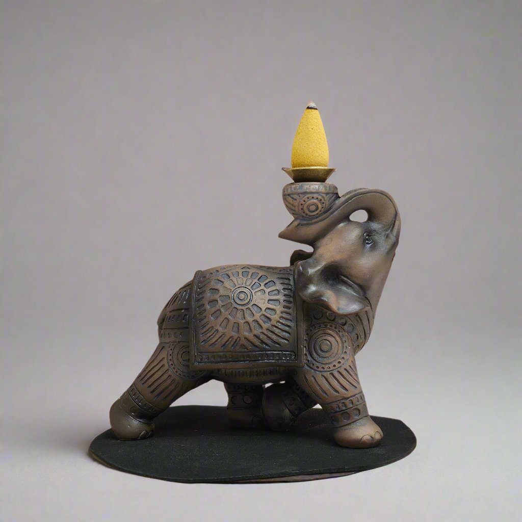 Yorkshire Bonsai Elephant Backflow Incense Burner