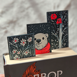 Filamora Studios Winter Bookmark Set – Polar Bear, Snowy Trees & Holiday Magic