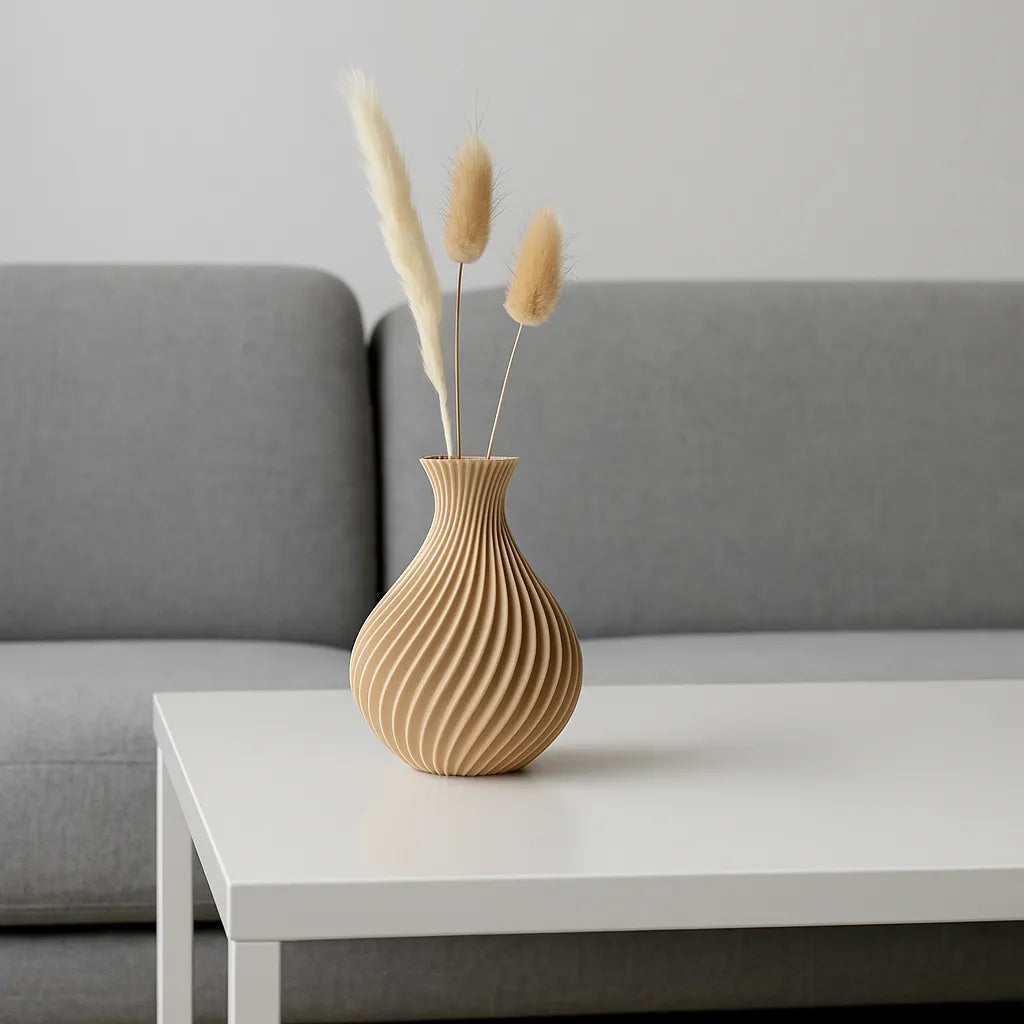 Filamora Studios Organic Spiral Vase