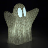 Filamora Studios Knitted Style Halloween Ghost LED Tea Light Holder