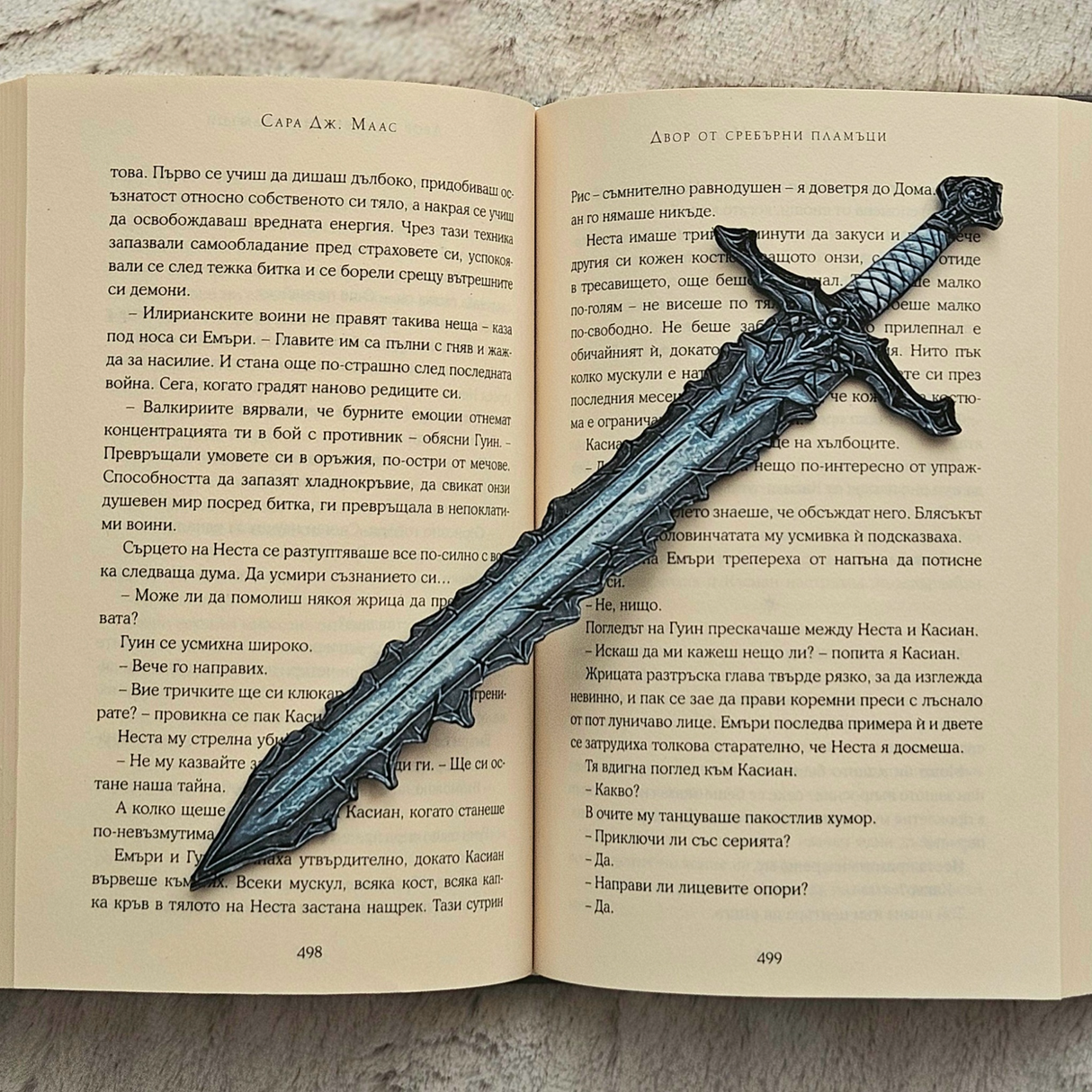 Filamora Studios Nightfang Sword Bookmark