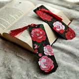 Filamora Studios Camellia Whispers 3D Floral Bookmark