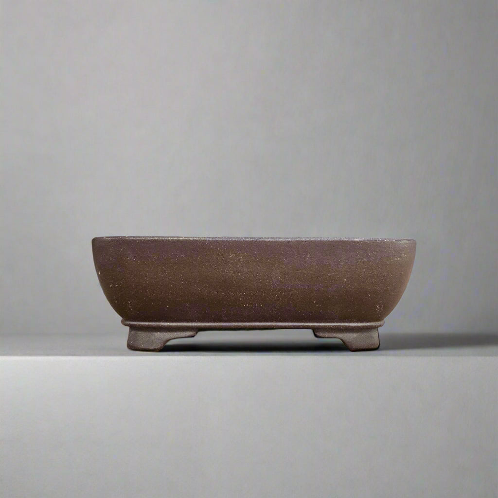 Yorkshire Bonsai Premium Unglazed Rectangular Bonsai Pot - 21cm