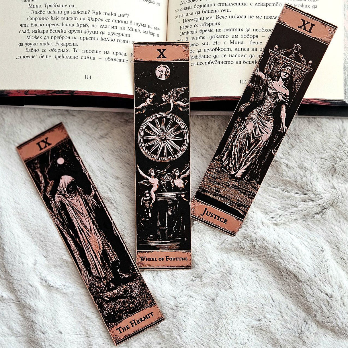 Filamora Studios Gothic Tarot Bookmarks Set