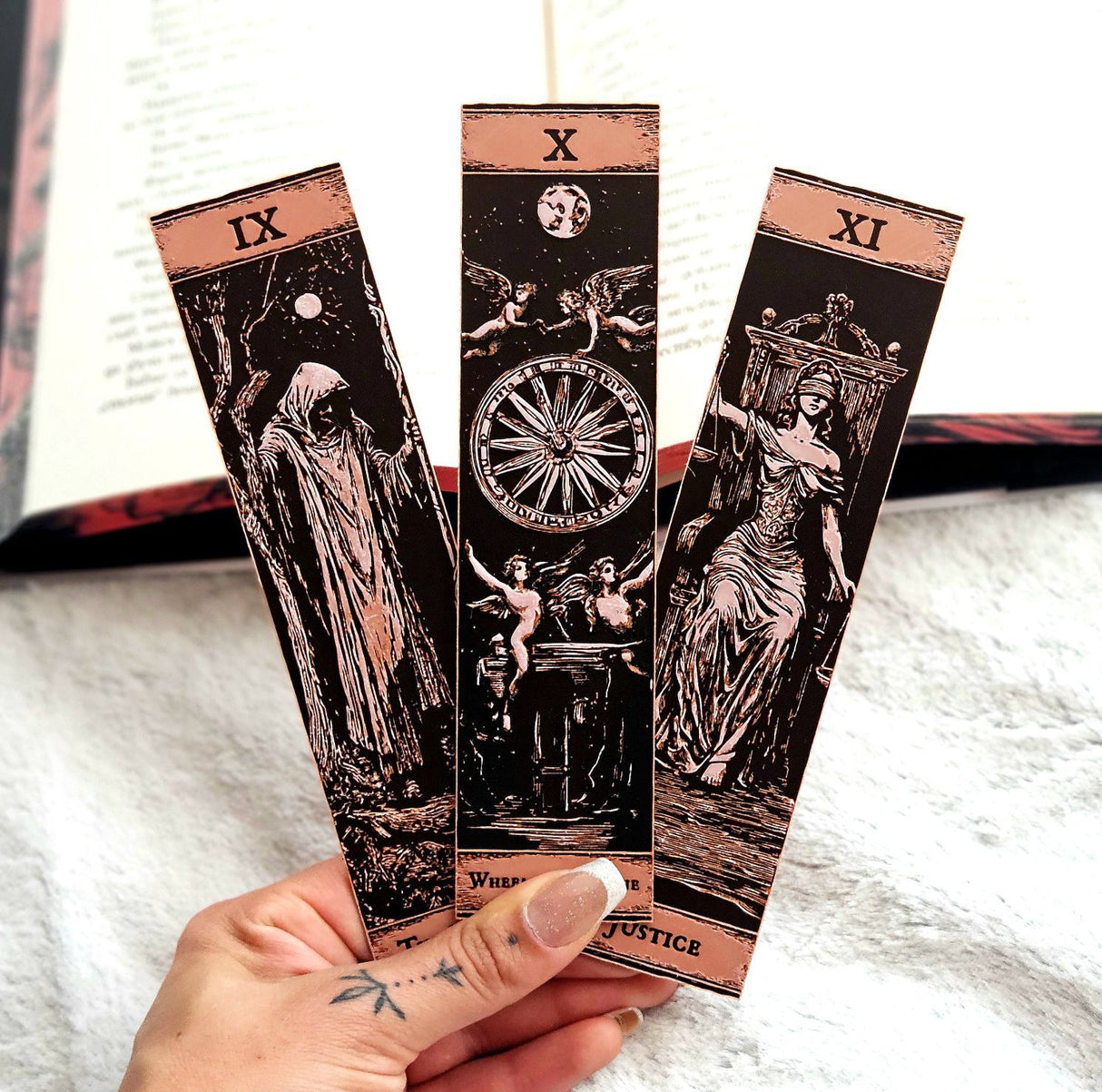 Filamora Studios Gothic Tarot Bookmarks Set